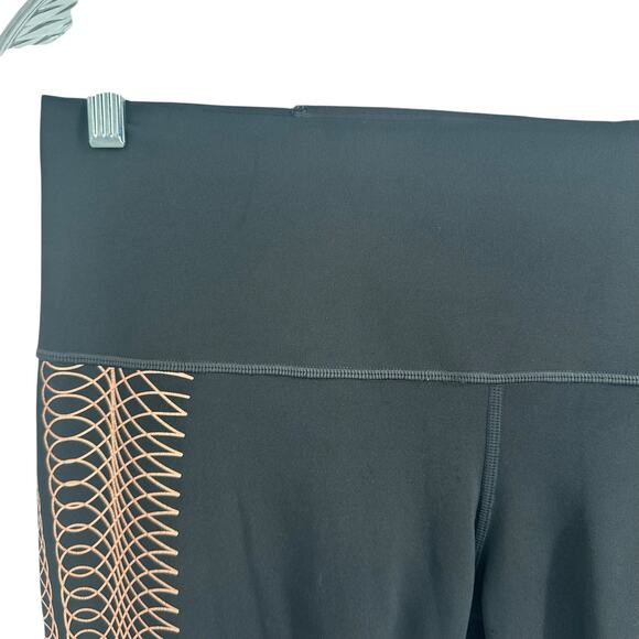 Puma Dry Cell Black Rose Gold Metallic Accents Leggings XXL - Picture 3 of 7